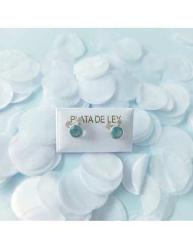 Pendientes Mickey azul