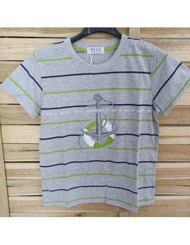 Pijama infantil Ancla gris