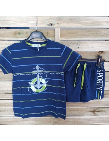 Pijama infantil Ancla Marino
