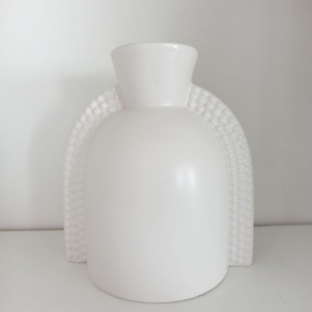 Florero cerámica blanco