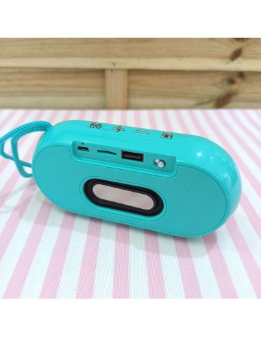 Altavoz verde agua