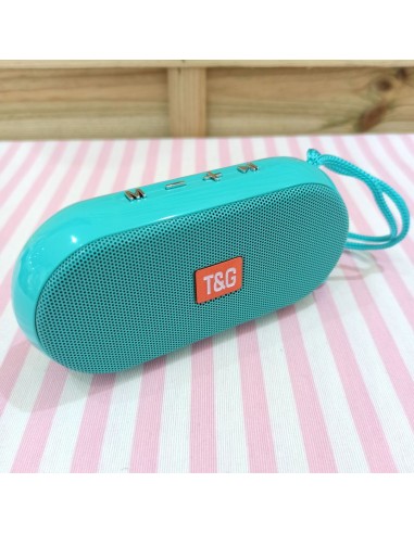 Altavoz verde agua