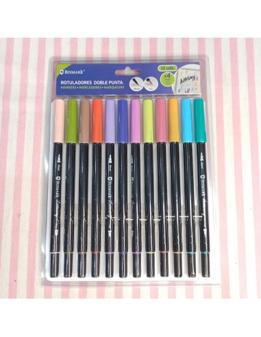 Pack 12 rotuladores lettering
