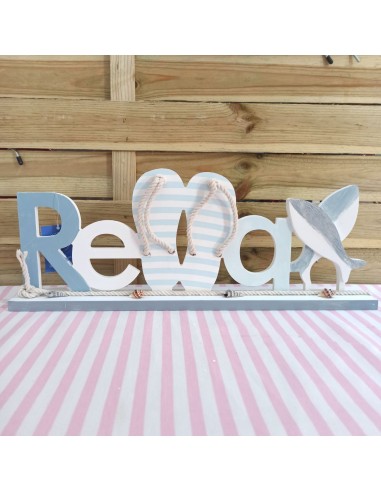 Letras relax madera