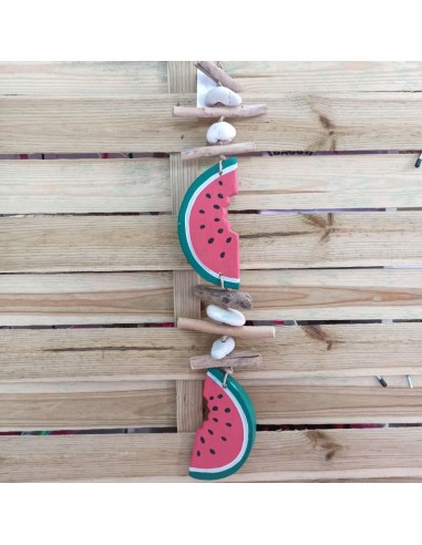Móvil madera sandia