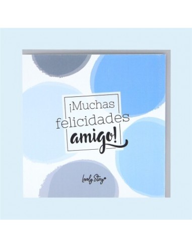 Tarjeta felicitación amigo