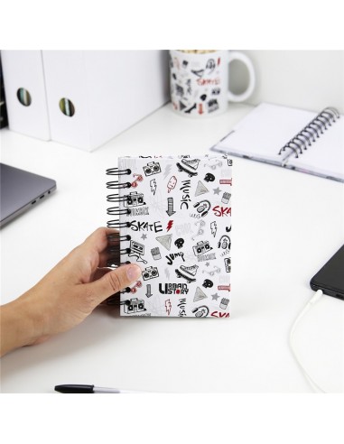 Libreta A6 music