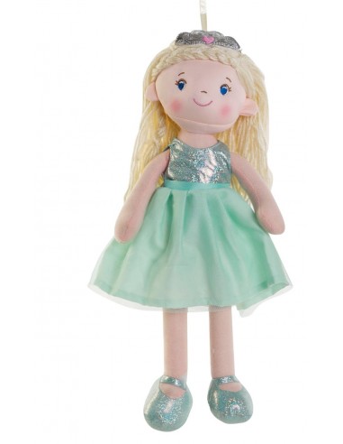 Muñeca princesa bailarina verde agua
