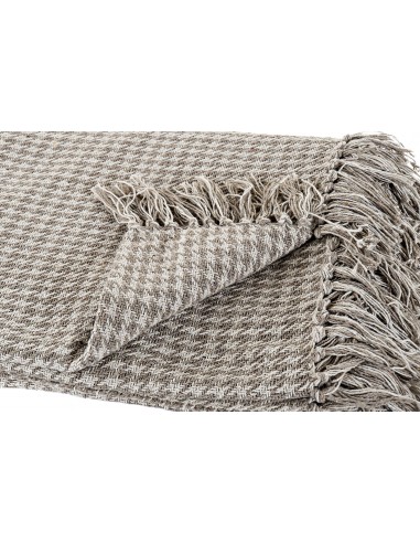 Plaid flecos marrón