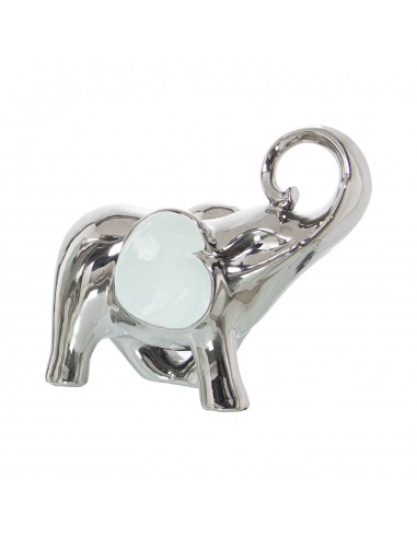 Elefante plateado decorativo